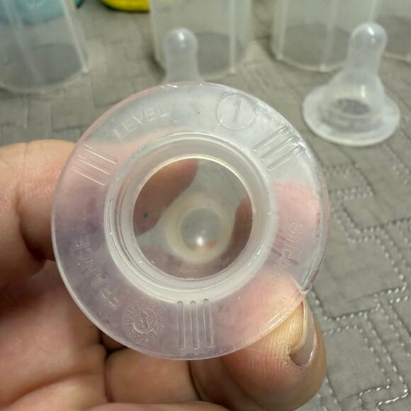 Lot 5 LifeFactory Glass Baby Bottles 2 Evenflo Size 1 Nipples Silicone Sleeves - Picture 3 of 8